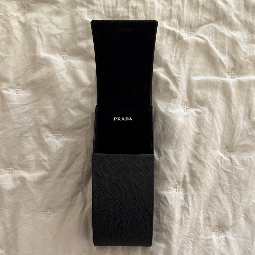 Prada Black Velvet Jewelry Holder